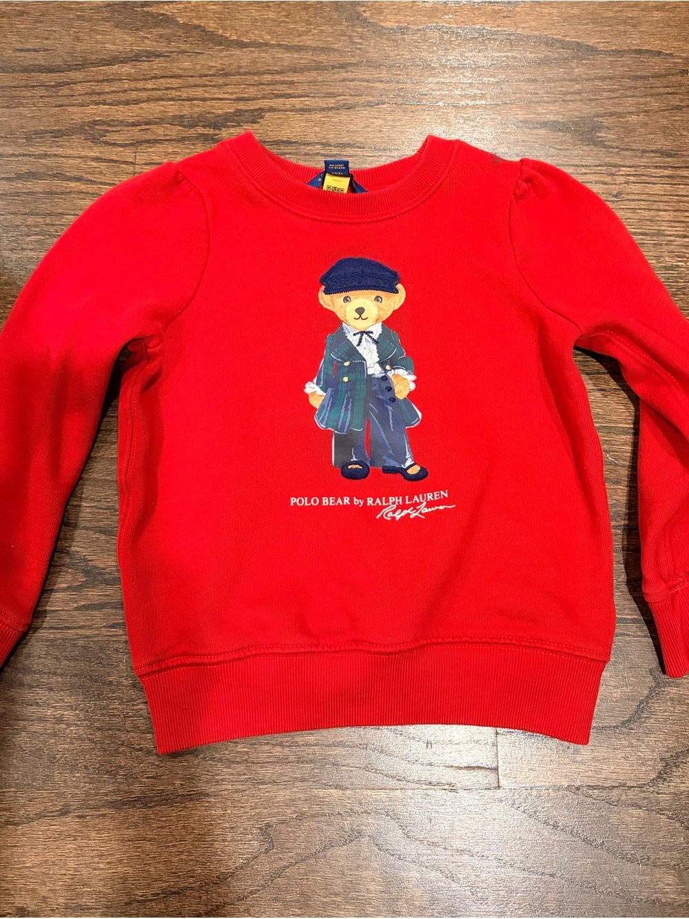 Polo by Ralph Lauren Kids Red Bear Graphic Sweatshirt